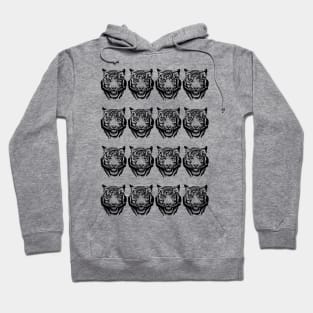 Tiger Faces Hoodie